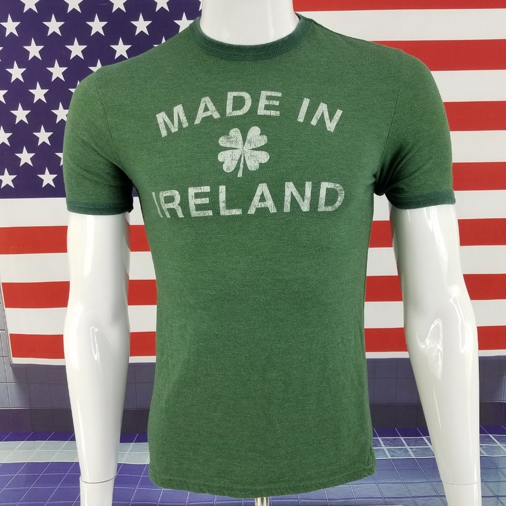 MADE IN IRELAND T-Shirt Retro St. Patrick’s Day Sh